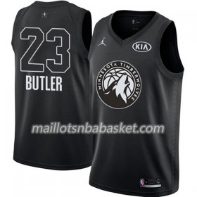 Maillot Homme Minnesota Timberwolves Jimmy Butler 23 2018 All Star Jordan Brand Noir Swingman